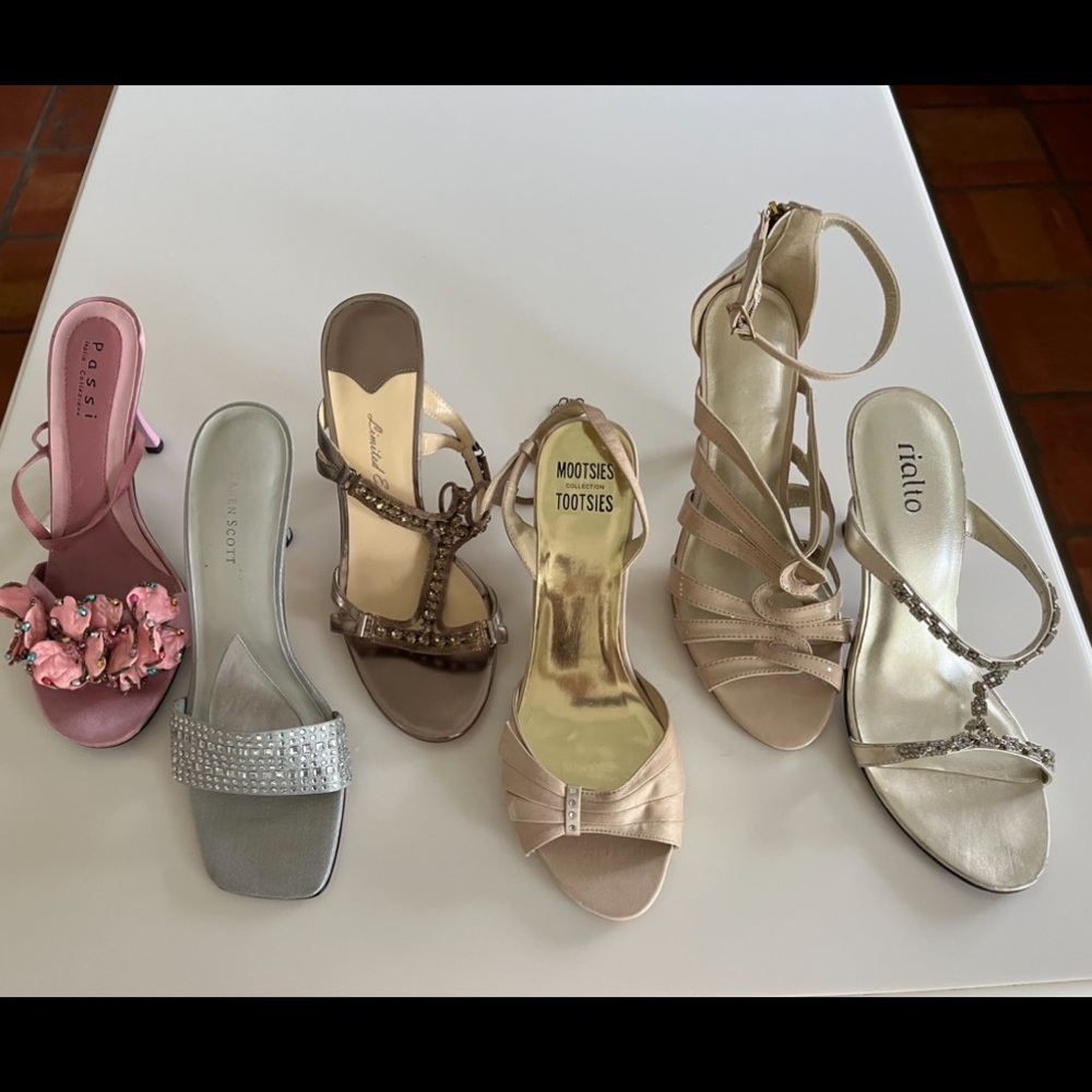 Never used shoes in size 9.  $14.00 EACH PAIR